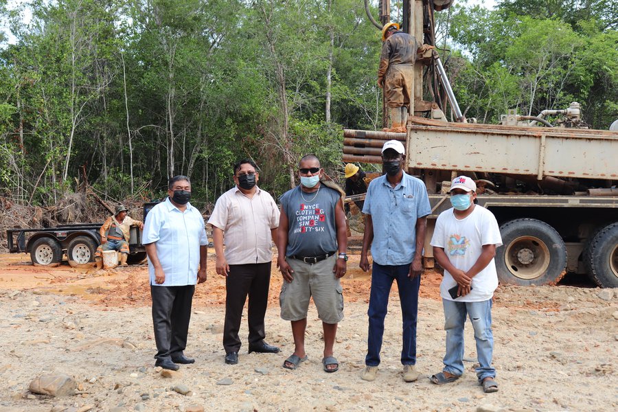 DRILLING WELL IN SANTA ROSA AND SAN ROMAN