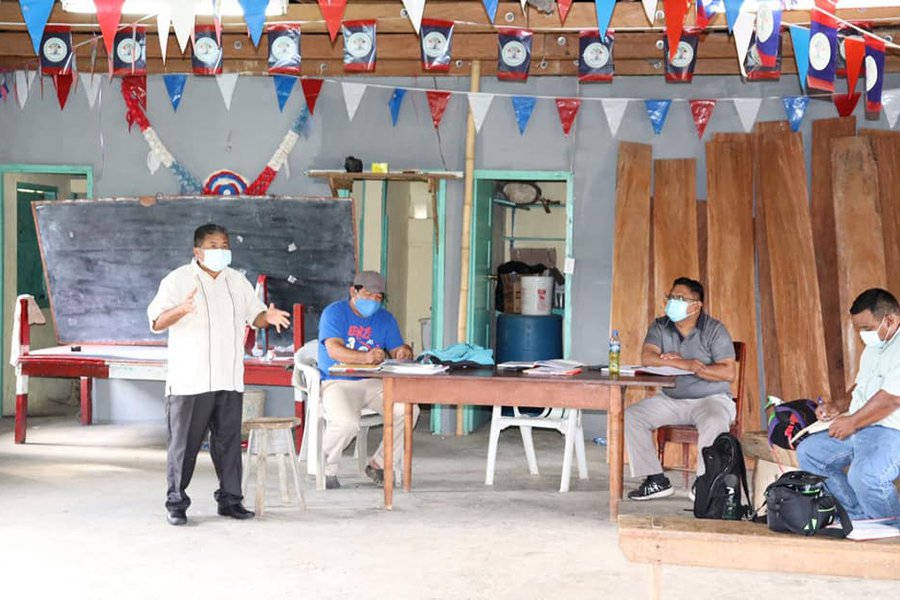 Minister meeting with San Antonio Water Board and Village Council