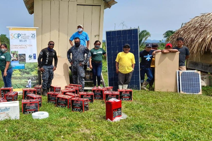 SOLAR PANELS DELIVERED TO GRAHAM CREEK