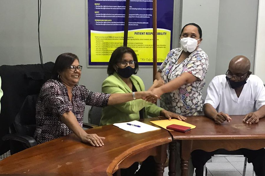 CBA Signing of August 2020 Agreement between Management and Karl Heusner Memorial Hospital Authority Workers Union