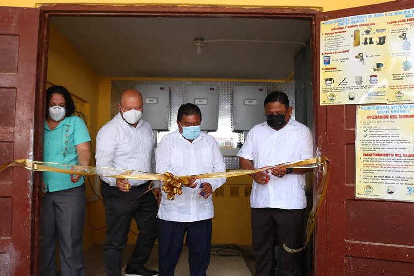 inauguration ceremony for the rehabilitation of the bullet tree falls rural water system